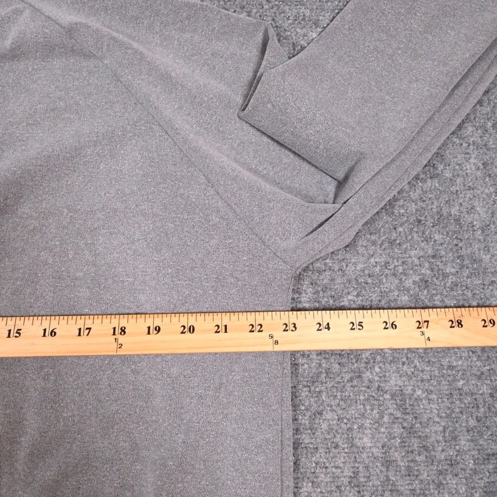 Johnnie O Leon Mixed Media 1/4 Zip Pullover Mens Large Gray Golf